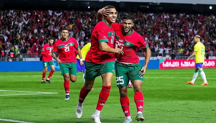 শীর্ষে থাকা ব্রাজিলকে হারিয়ে মরক্কোর ইতিহাস