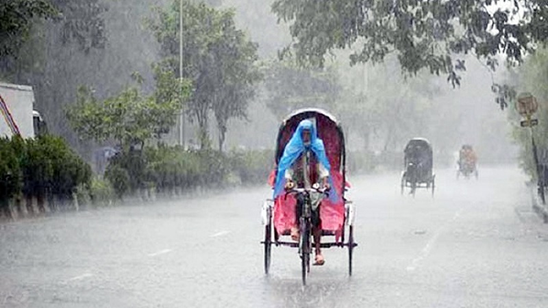 ভারি থেকে অতিভারি বৃষ্টির পূর্বাভাস