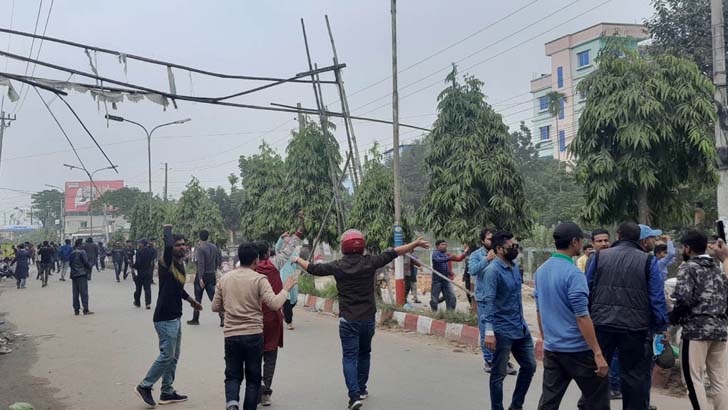 হবিগঞ্জে বিএনপি-পুলিশ সংঘর্ষে আহত ৫০