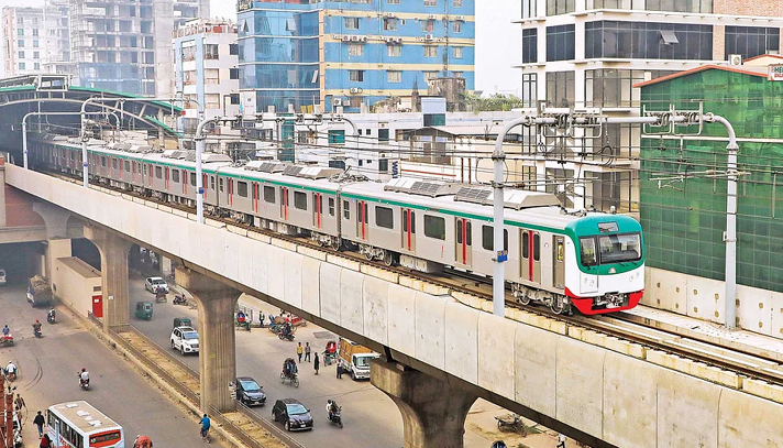 আড়াই ঘণ্টা পর মেট্রোরেল চলাচল শুরু