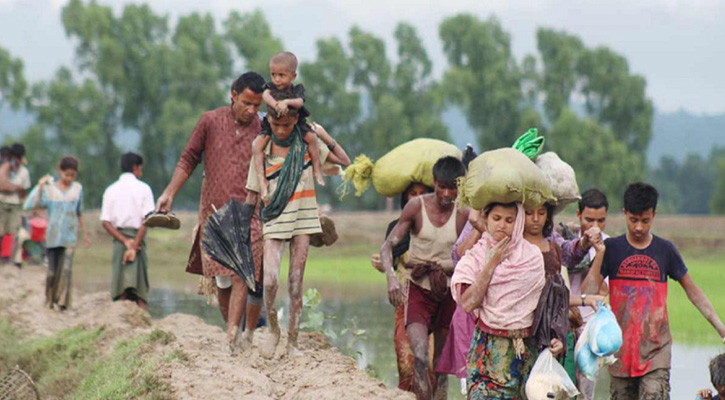 ফের রোহিঙ্গা ঢলের শঙ্কা : সীমান্তে কড়া পাহারা বাংলাদেশের