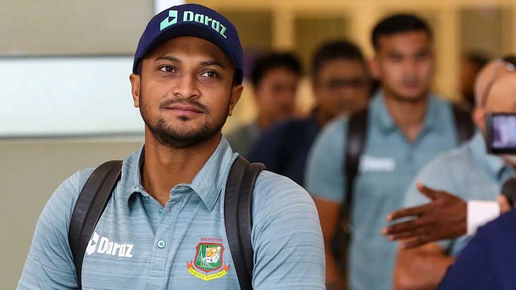 সাকিব আল হাসানের বিদেশযাত্রায় নিষেধাজ্ঞা