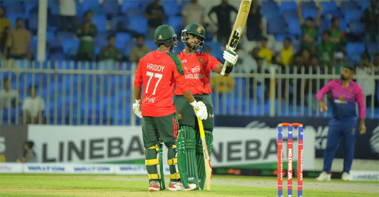 আরব আমিরাতকে হারিয়ে সিরিজে শুভ সূচনা টাইগারদের