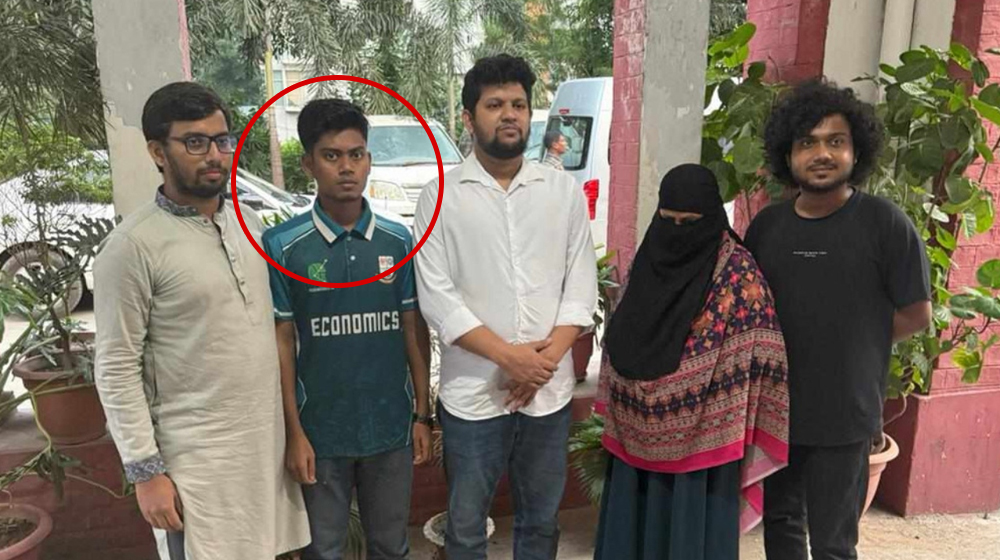 জিজ্ঞাসাবাদ শেষে সেই শিক্ষার্থীকে পরিবারের কাছে হস্তান্তর