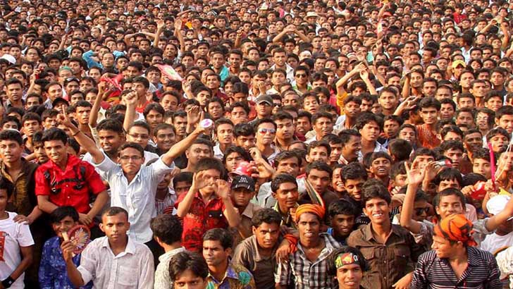 বাংলাদেশের জনসংখ্যা ১৭ কোটি ৫৭ লাখ