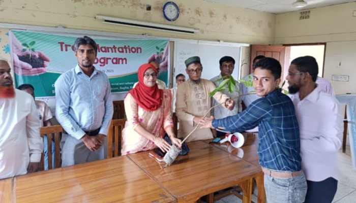 পলিমাটির উদ্যোগে বৃক্ষরোপণ কর্মসূচি পালন