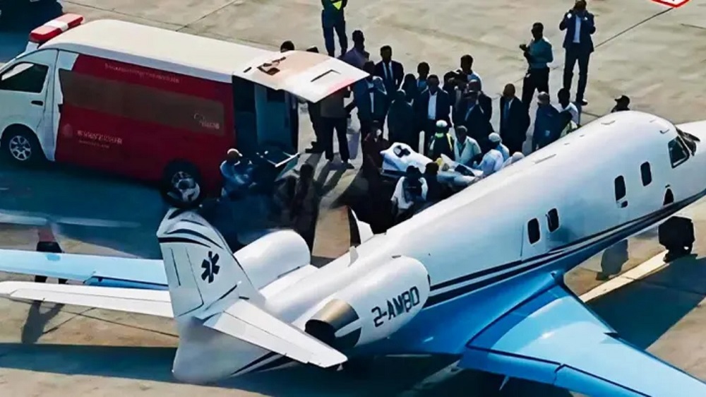 সিঙ্গাপুরে পৌঁছেছে হাদিকে বহনকারী এয়ার অ্যাম্বুলেন্স
