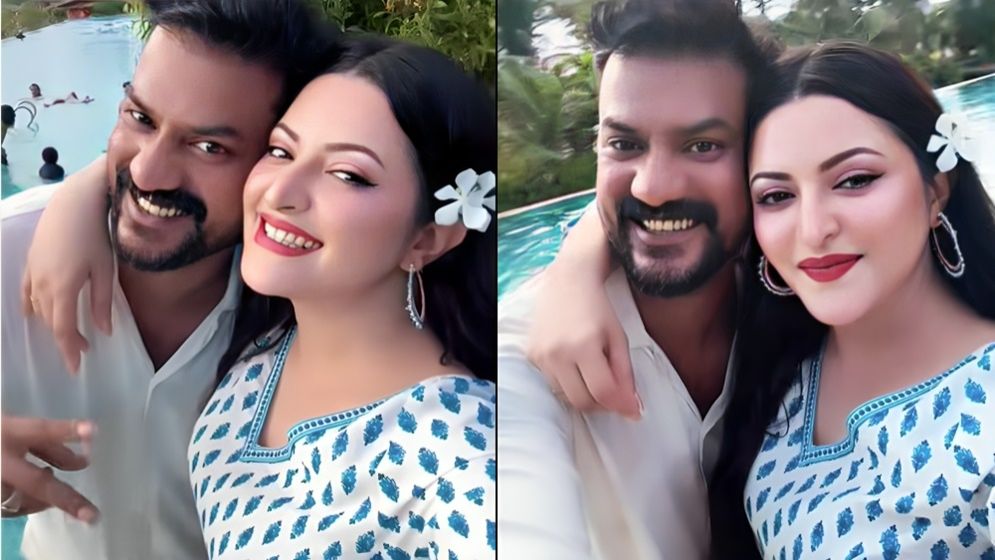 সহকর্মীর সঙ্গে খুনসুটি নিয়ে গুঞ্জন, যা বললেন পরীমনি