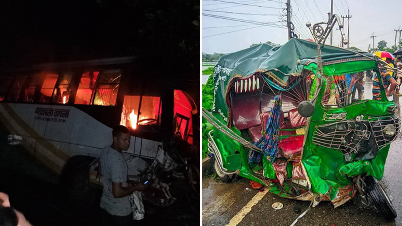 ময়মনসিংহে সড়ক দুর্ঘটনায় নিহত ১১