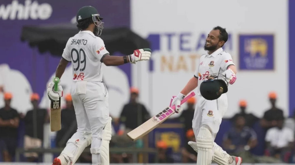 শান্ত-মুশফিকের সেঞ্চুরিতে চালকের আসনে বাংলাদেশ