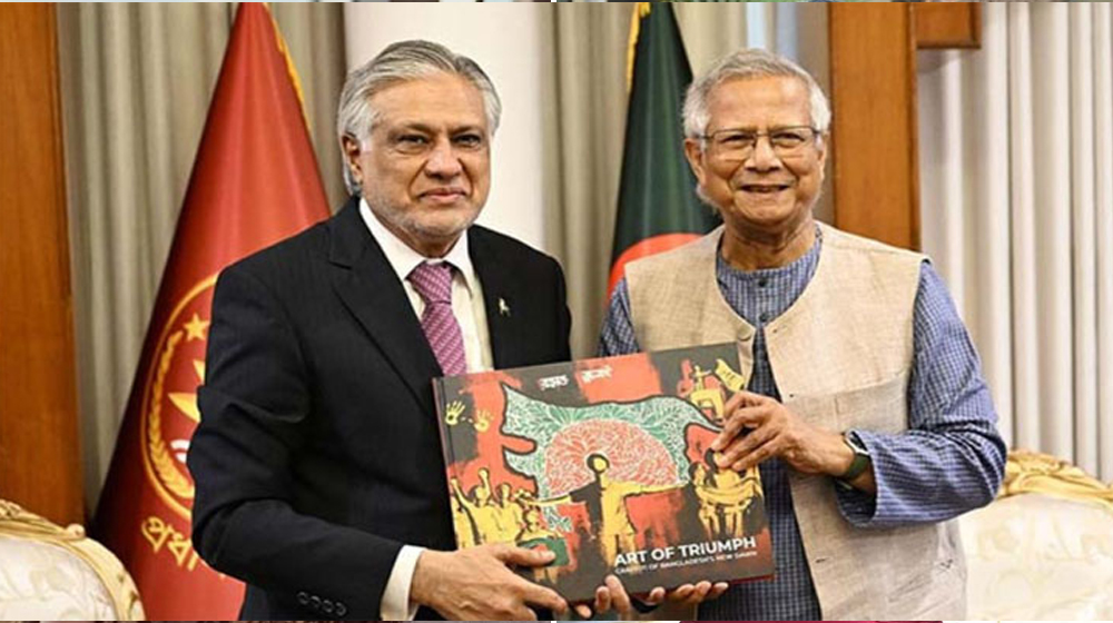 প্রধান উপদেষ্টার সঙ্গে পাকিস্তানের উপ-প্রধানমন্ত্রীর সাক্ষাৎ