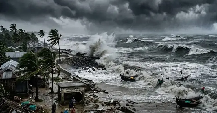ঘূর্ণিঝড় ‘অর্ণবে’ রূপ নিলো বঙ্গোপসাগরের গভীর নিম্নচাপ, ৪ বন্দরে সতর্কতা