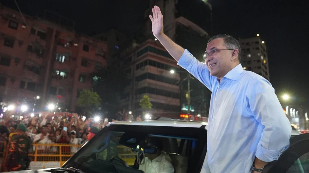 প্রধানমন্ত্রী হওয়ার পর প্রথমবার বিএনপির কেন্দ্রীয় কার্যালয়ে তারেক রহমান