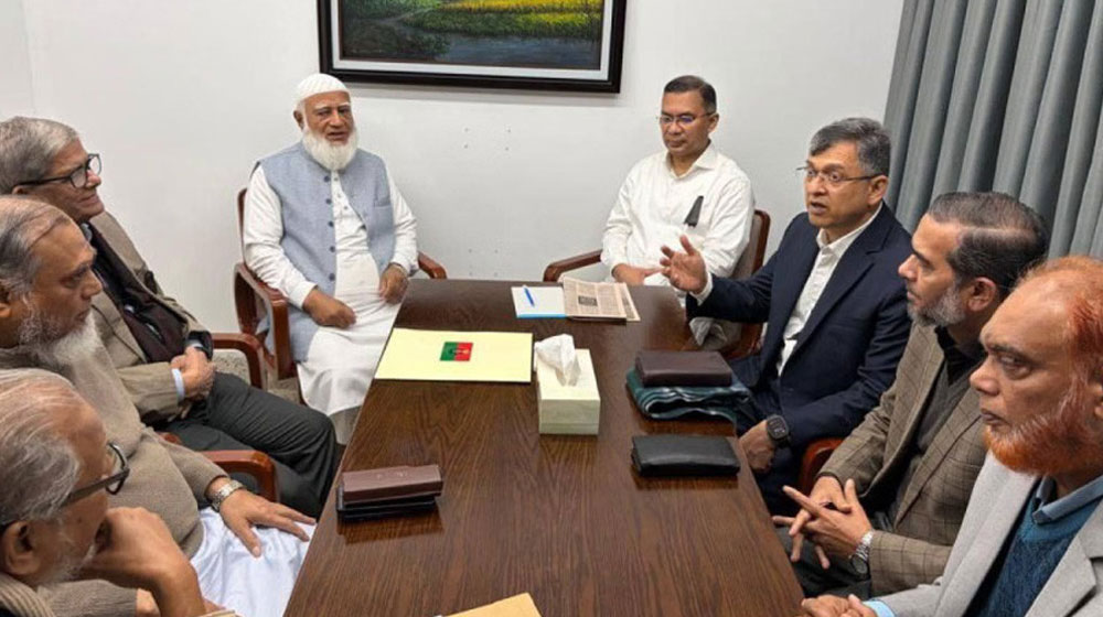 তারেক রহমানের সঙ্গে বৈঠকের পর জাতীয় ঐক্যের ইঙ্গিত জামায়াত আমিরের