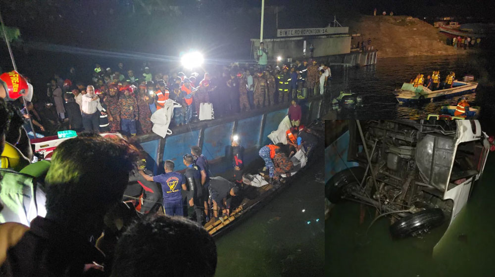 পদ্মায় বাসডুবিতে নিহত বেড়ে ১৯