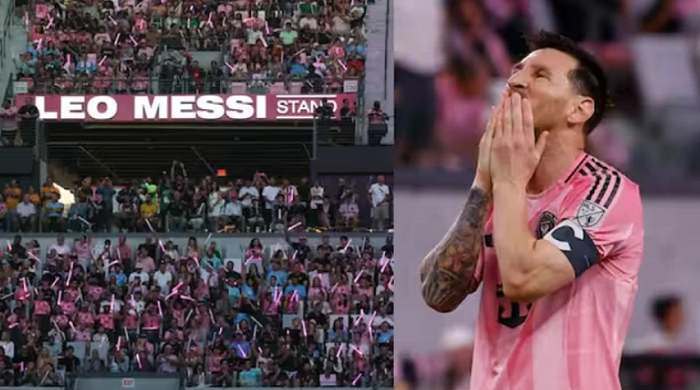 মায়ামির নতুন স্টেডিয়ামে প্রথম গোল করে মেসির ইতিহাস