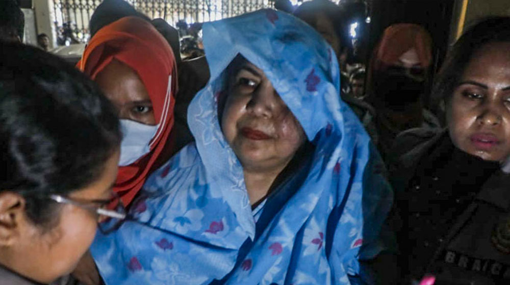 ‘হত্যাচেষ্টা’ মামলায় কারাগারে শিরীন শারমিন চৌধুরী