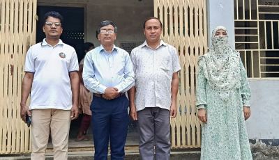 দক্ষিণ টামনী সরকারি প্রাথমিক বিদ্যালয় আকস্মিক পরিদর্শনে করিমগঞ্জ উপজেলা রিসোর্স সেন্টারের ইন্সট্রাক্টর