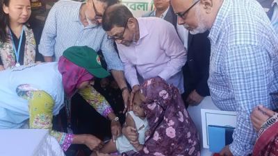 দ্বিতীয় দফায় দেশব্যাপী ৩৪ লাখ শিশুকে হামের টিকাদান শুরু