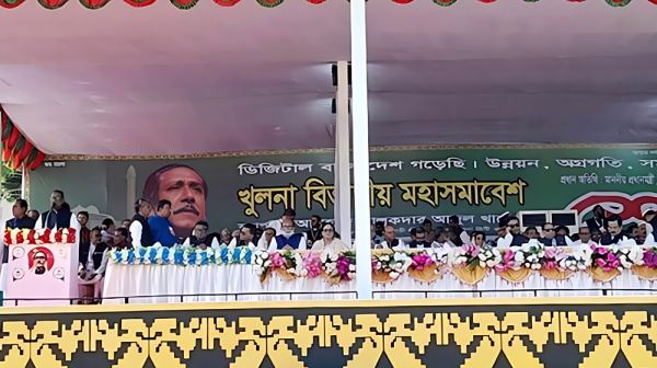 খুলনায় আওয়ামী লীগের সমাবেশ শুরু
