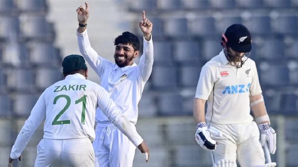 নিউজিল্যান্ডের লাগাম টানল বাংলাদেশ