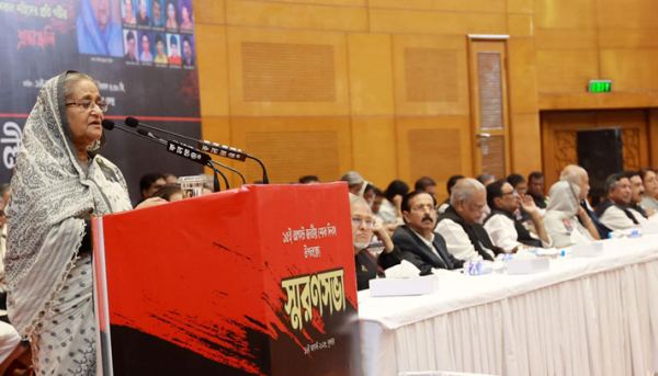 বিদেশিদের উদ্দেশ্য নির্বাচন নয়, উন্নয়নের পথে প্রতিবন্ধকতা সৃষ্টি : প্রধানমন্ত্রী