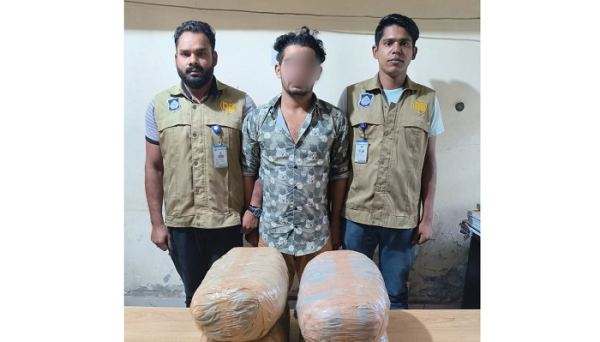 ভৈরবে ৮ কেজি গাঁজাসহ গ্রেফতার ১