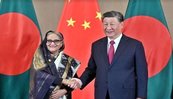 শেখ হাসিনার সঙ্গে শি জিনপিংয়ের বৈঠক