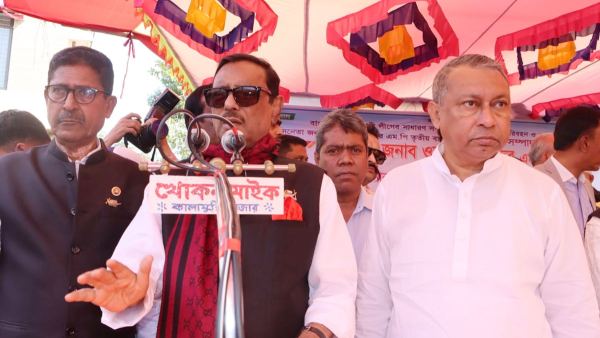 এমপি একরামের বাড়িতে ওবায়দুল কাদের, ঐক্যের ঘোষণা