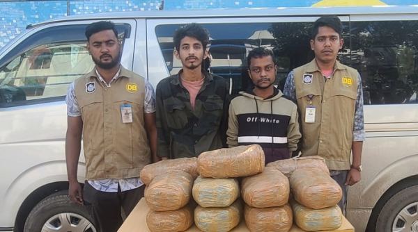 ভৈরবে ৩০ কেজি গাঁজাসহ দুই মাদক ব্যবসায়ী গ্রেফতার