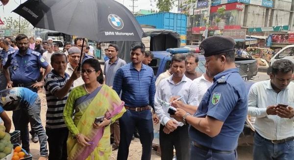 ভালুকায় শতাধিক অবৈধ স্থাপনা উচ্ছেদ