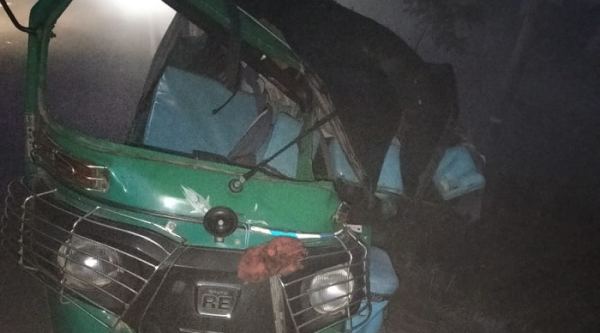 আদমদীঘিতে দাঁড়িয়ে থাকা ট্রলির পেছনে সিএনজির ধাক্কা : মা নিহত, ছেলে আহত