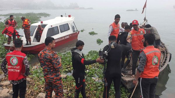 ভৈরবে মেঘনায় ট্রলারডুবির ঘটনায় ৮ জনের মরদেহ উদ্ধার