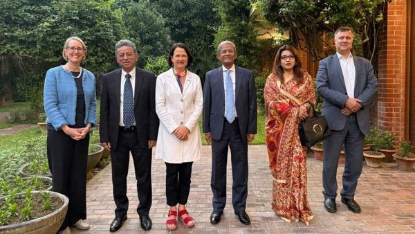 ক্যাথরিনের সঙ্গে মির্জা ফখরুলের বৈঠক