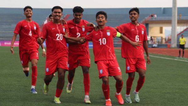 ভারতে ২ গোলে এগিয়ে থেকেও ড্র করল বাংলাদেশ