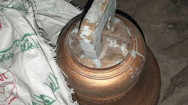 গির্জা থেকে চুরি যাওয়া ৭০ কেজির পিতলের ঘণ্টা উদ্ধার