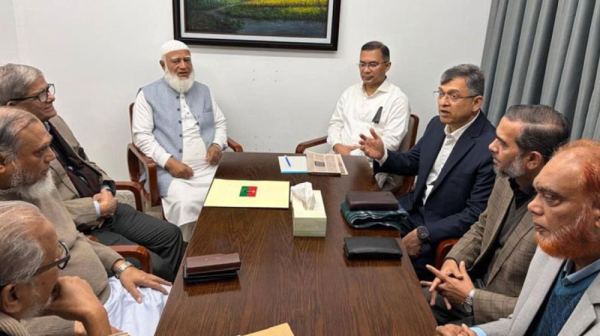 তারেক রহমানের সঙ্গে বৈঠকের পর জাতীয় ঐক্যের ইঙ্গিত জামায়াত আমিরের
