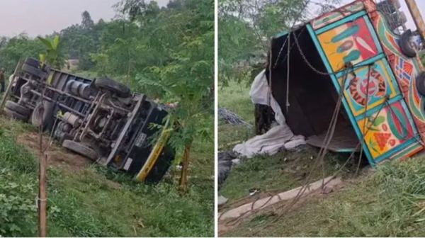 ঢাকা-টাঙ্গাইল মহাসড়কে ট্রাক উল্টে নিহত ১৫