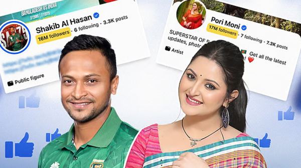 সাকিব আল হাসানকে ছাড়িয়ে শীর্ষে চিত্রনায়িকা পরীমনি
