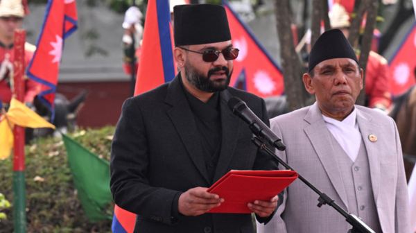 নেপালের কনিষ্ঠতম প্রধানমন্ত্রী হিসেবে বালেন শাহের শপথ গ্রহণ