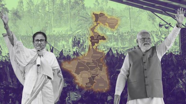 পশ্চিমবঙ্গে রেকর্ড ভোট, জরিপে বিজেপির এগিয়ে থাকার ইঙ্গিত