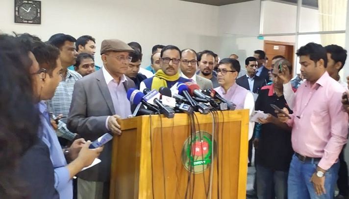 নির্বাচন কমিশনারকে ধন্যবাদ জানালেন ওবায়দুল কাদের