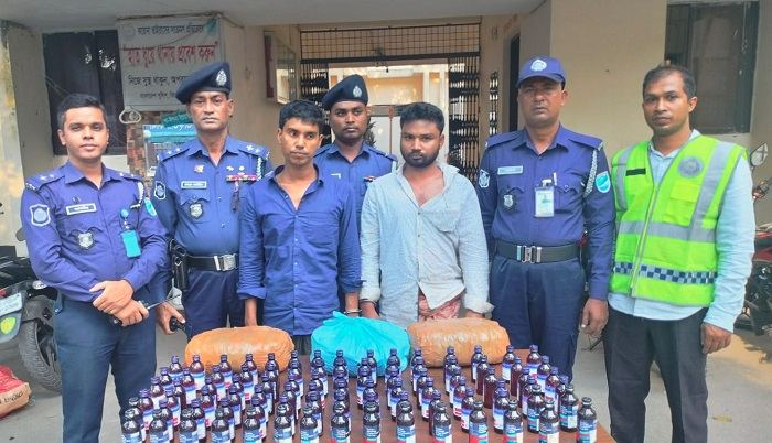 কিশোরগঞ্জে বিপুল পরিমাণ মাদকসহ গ্রেফতার ২