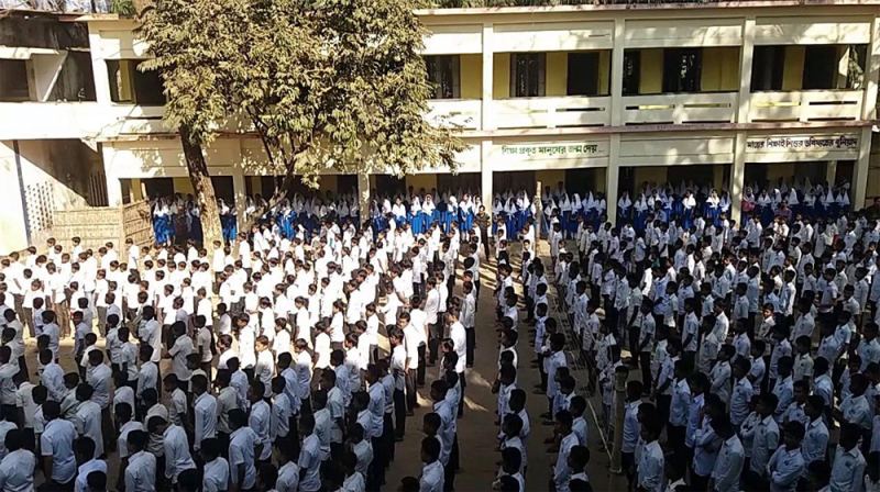 গরমের কারণে স্কুলে অ্যাসেম্বলি বন্ধ ঘোষণা