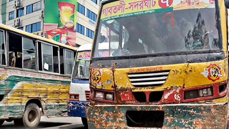 ঢাকায় কোনো রংচটা লক্কড়–ঝক্কড় বাস থাকবে না : বিআরটিএ