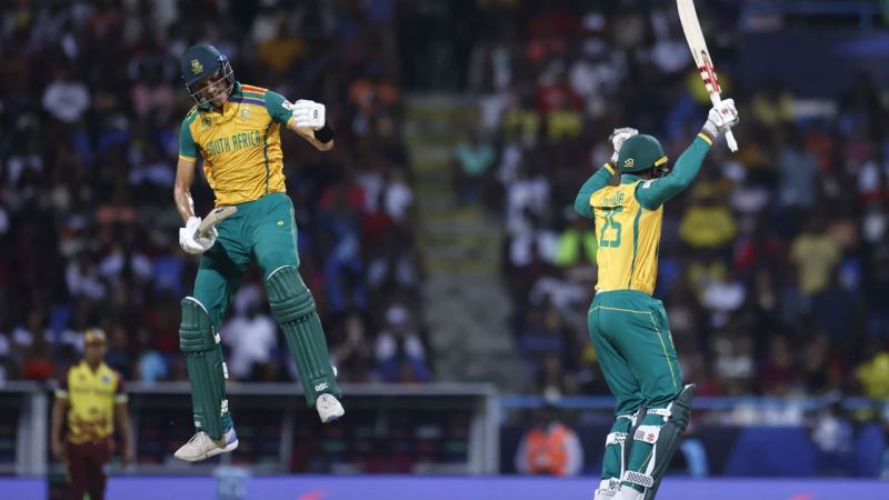 অ্যান্টিগায় নীরবতা নামিয়ে সেমিফাইনালে দক্ষিণ আফ্রিকা