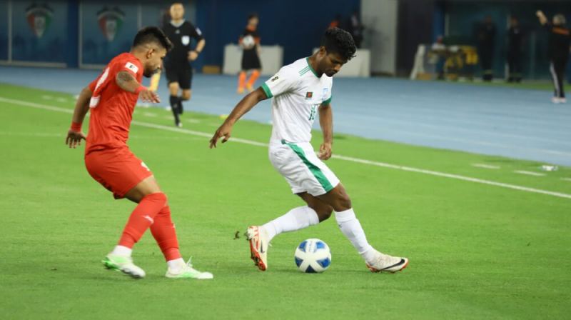 বাংলাদেশের জালে ফিলিস্তিনের ৫ গোল