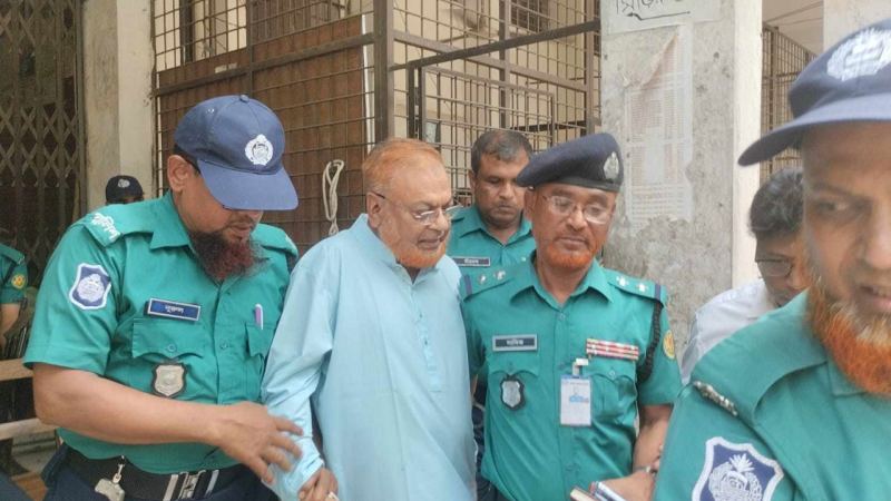 নারায়ণগঞ্জ-৪ আসনের সাবেক এমপি গিয়াস কারাগারে