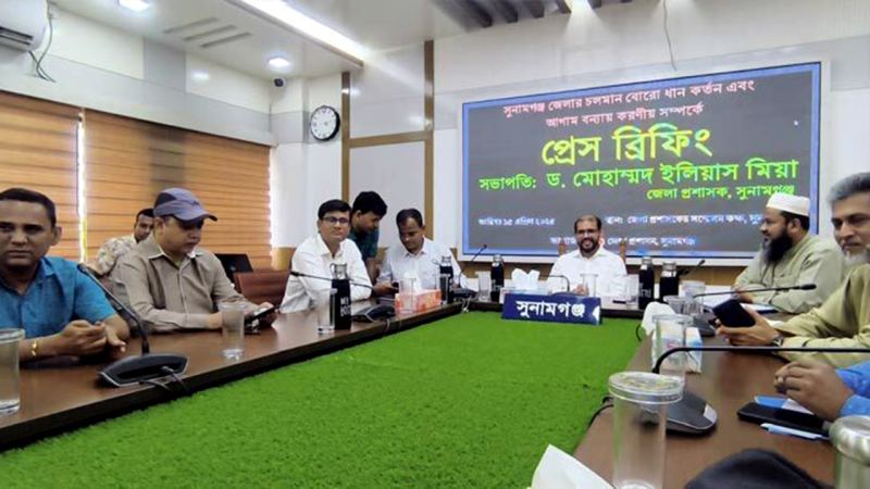 বন্যার শঙ্কায় সুনামগঞ্জে তিন অধিদপ্তরের ছুটি বাতিল