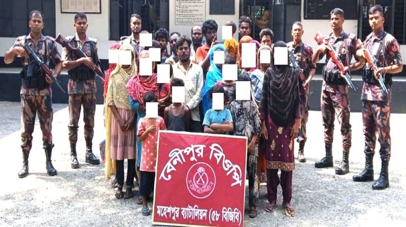 জীবননগর সীমান্তে ২৬ বাংলাদেশিকে বিজিবির কাছে হস্তান্তর করল বিএসএফ